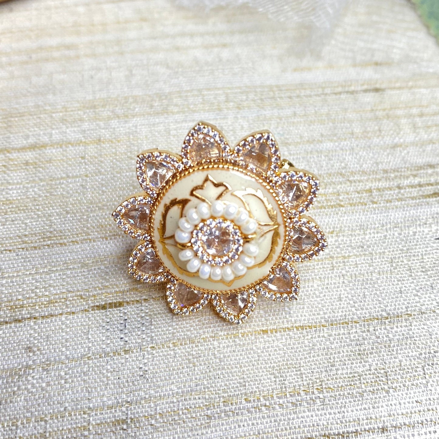 Royal Meenakari ring
