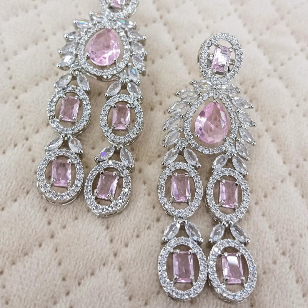 Pink Gem Necklace
