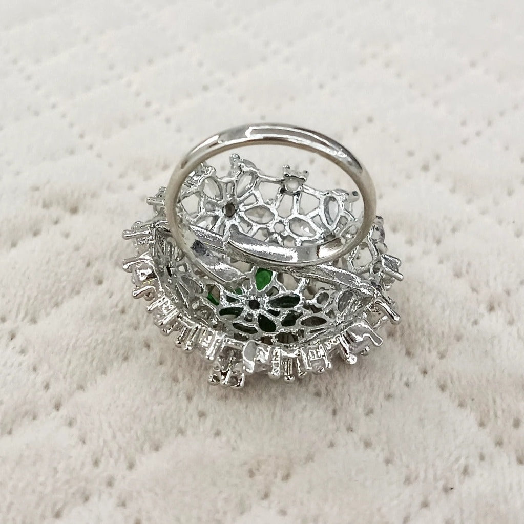 Green Crystal Ring *