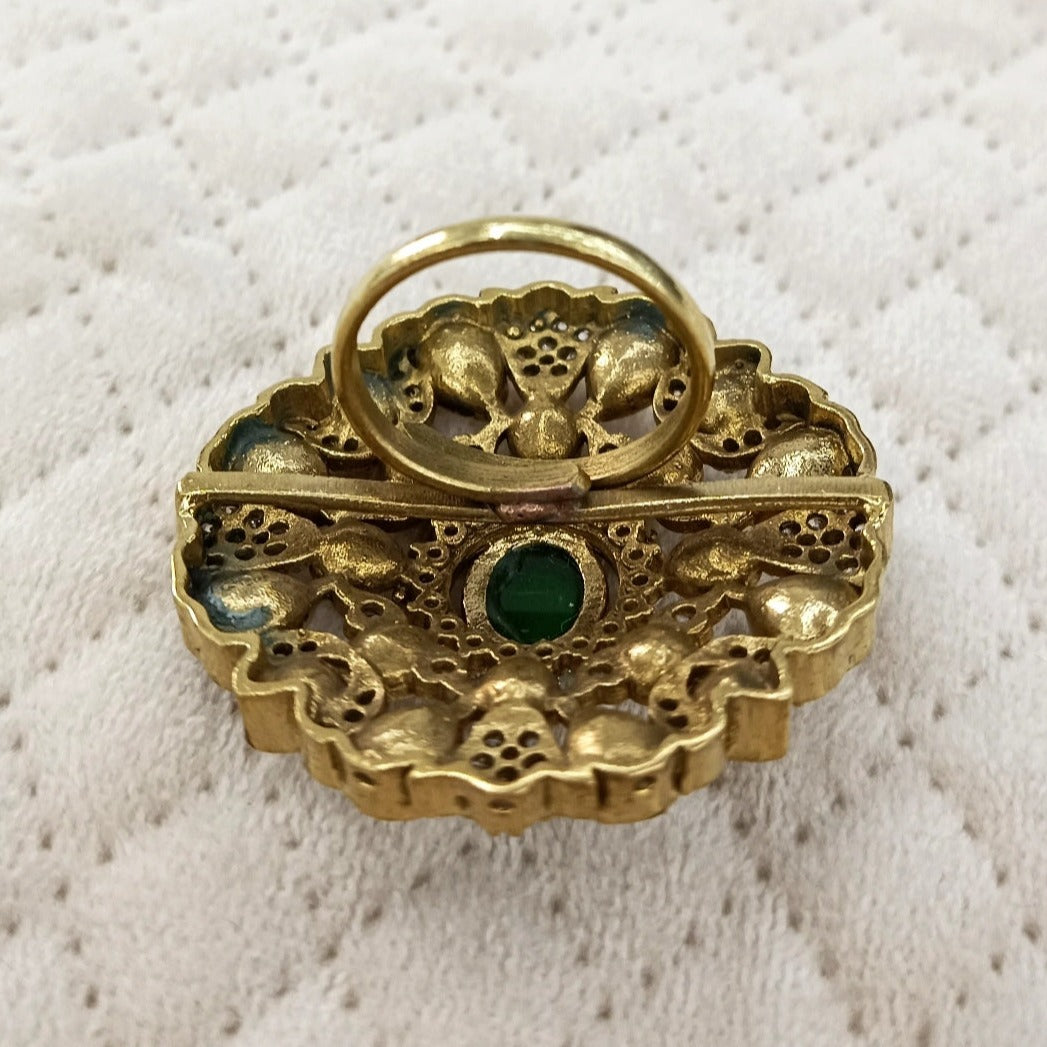 Statement Floral Ring