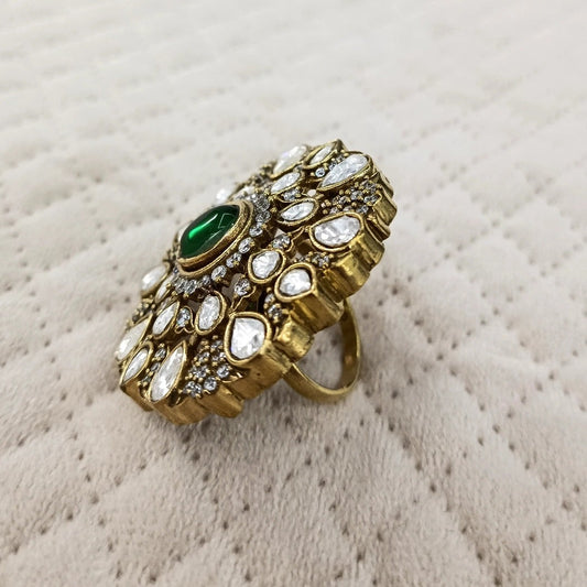 Statement Floral Ring