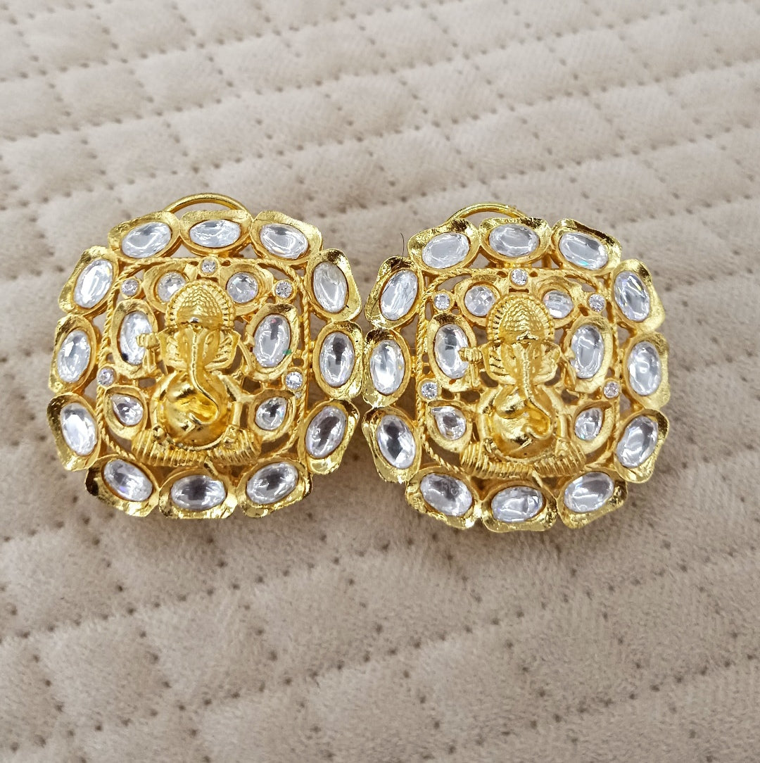 Ganesha Gold Jewelry Set