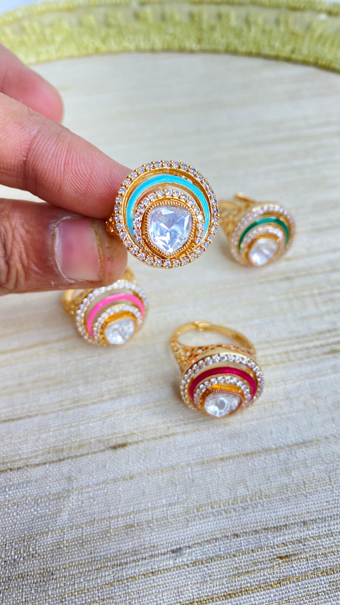 Rupali meenakari ring