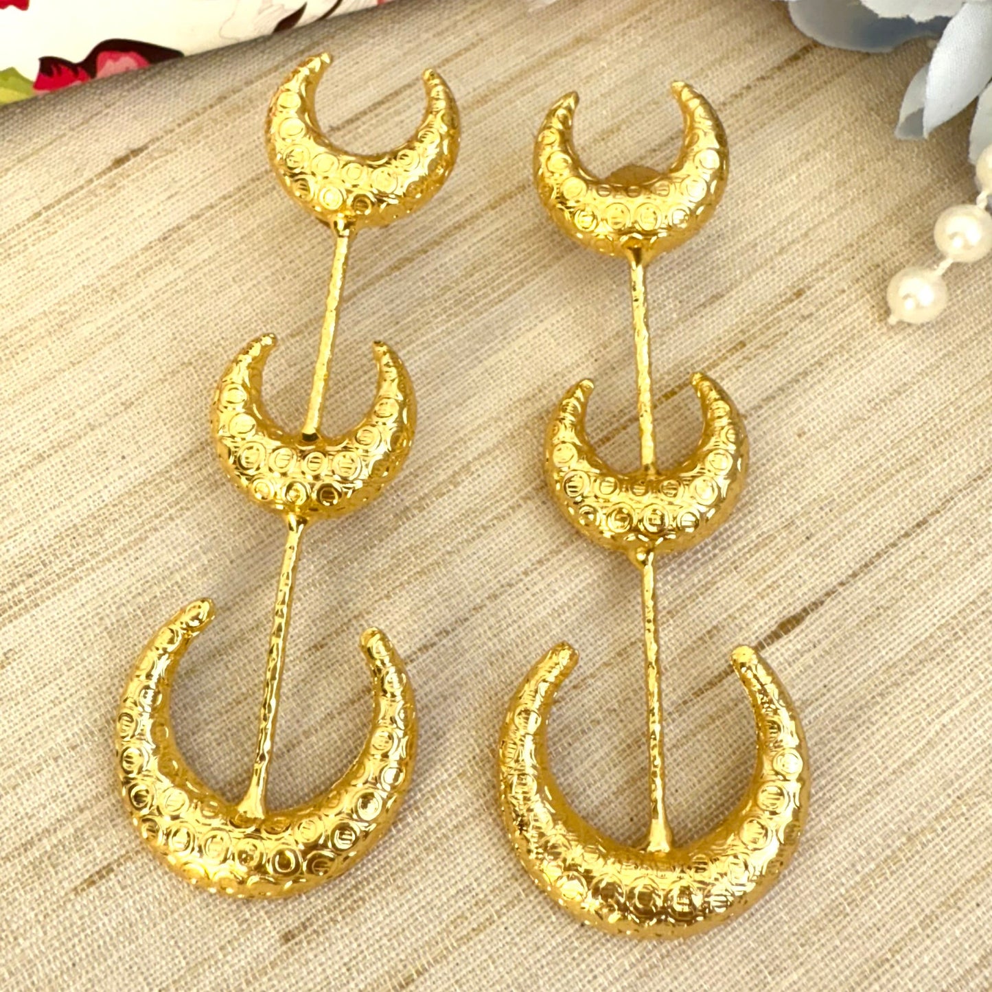 Beautiful long western earrings