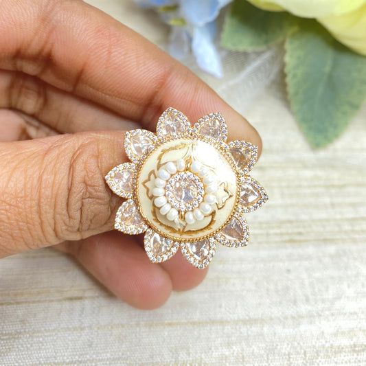 Royal Meenakari ring