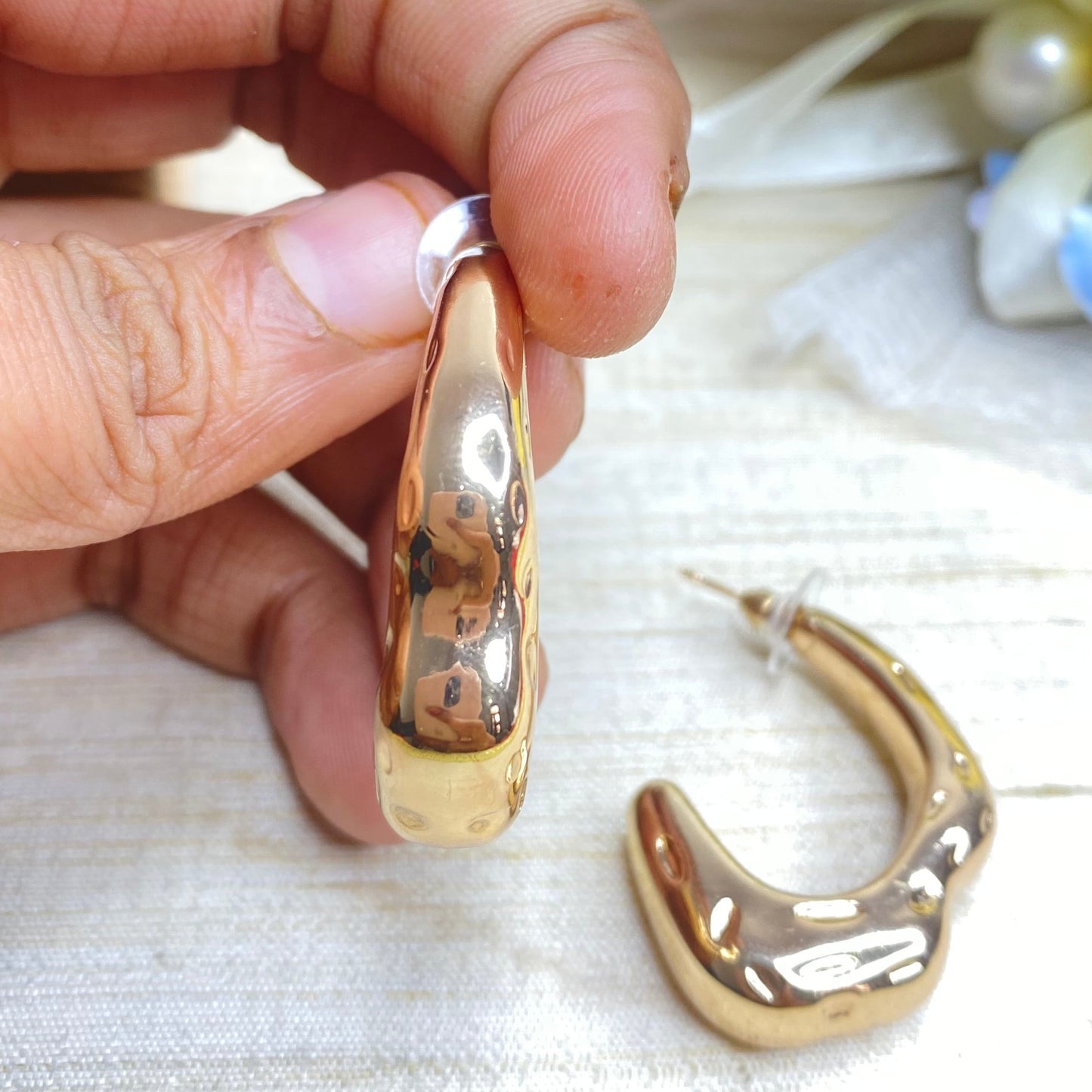 Saddle chic earrings