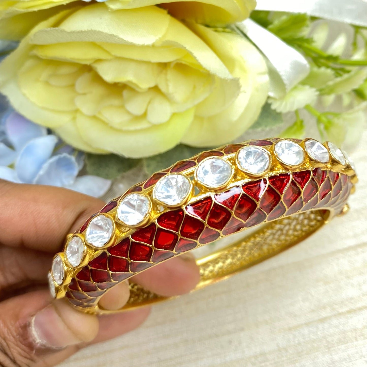Kundan bracelet