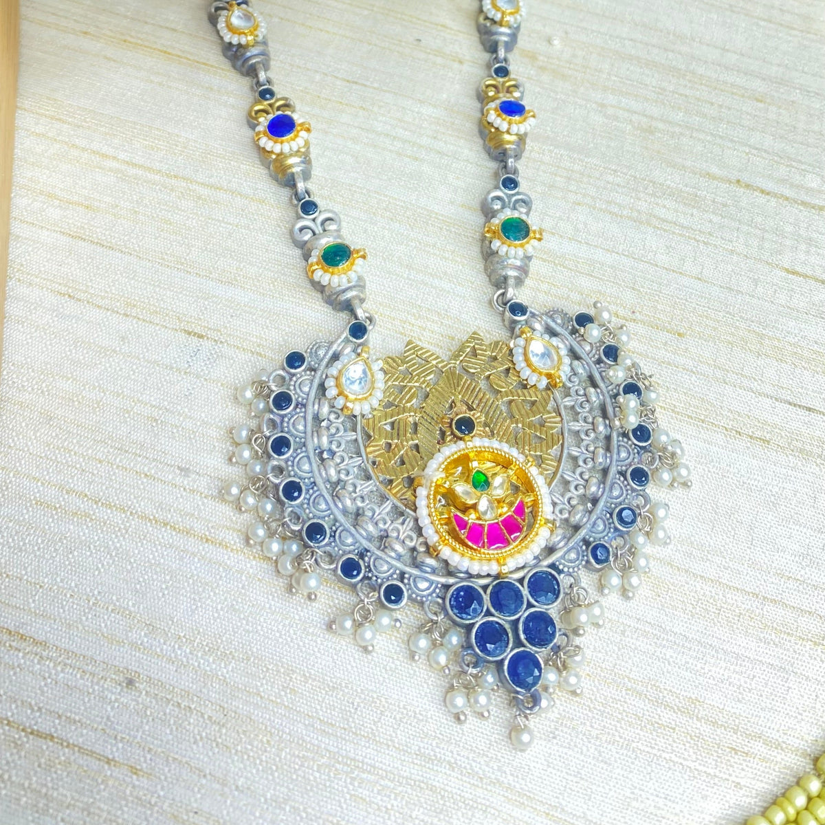 Darkened necklace