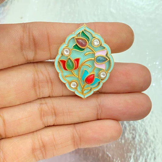Designer lotus ring