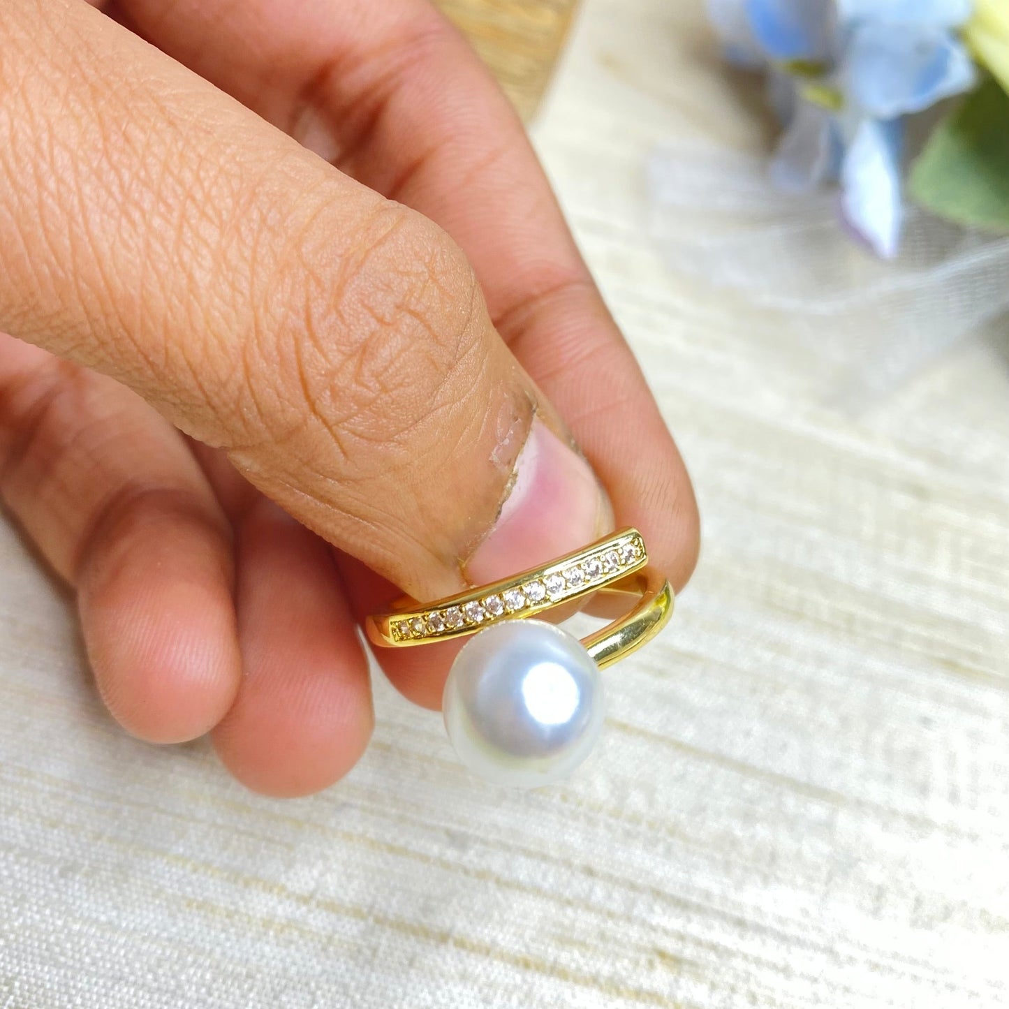 Eternal pearl ring*