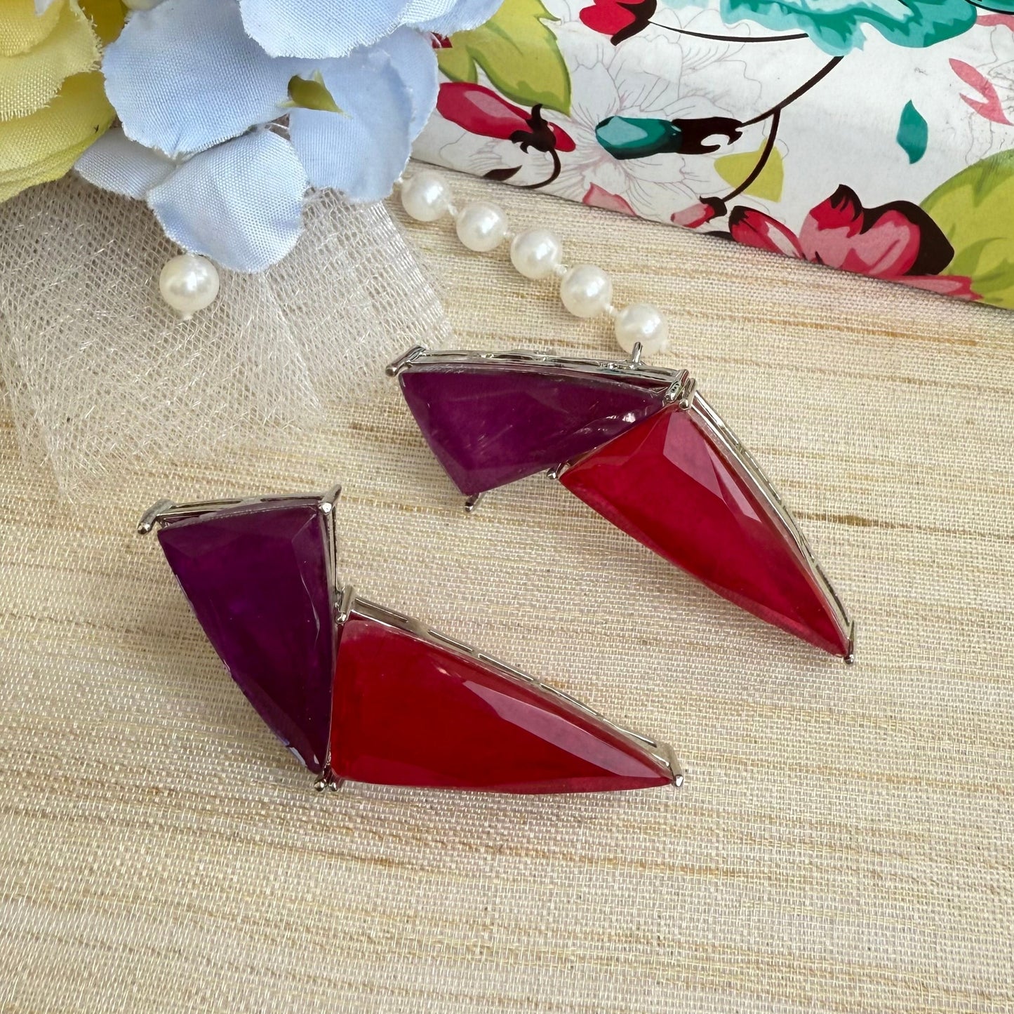 Doublet designer earrings