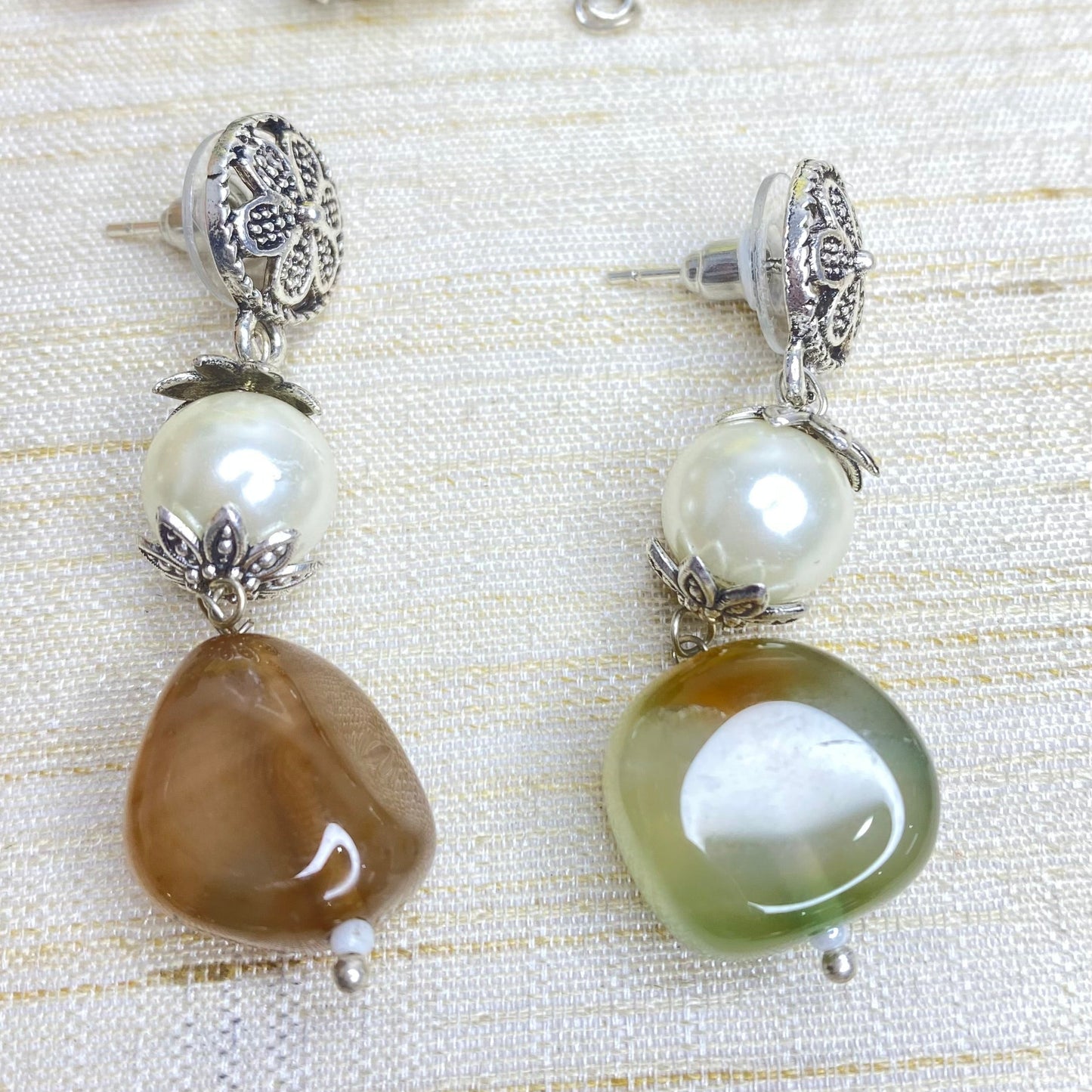 Moonlit stone Mala
