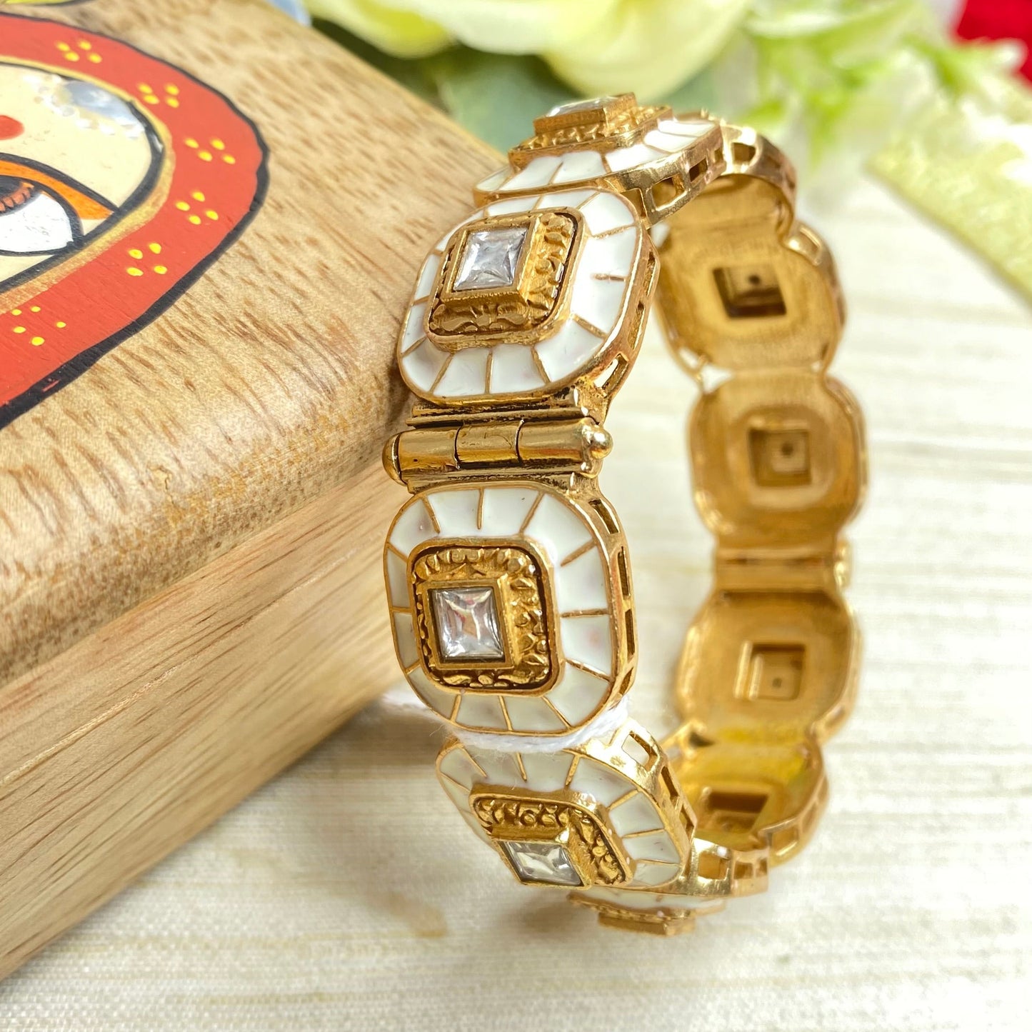 Kundan bracelet