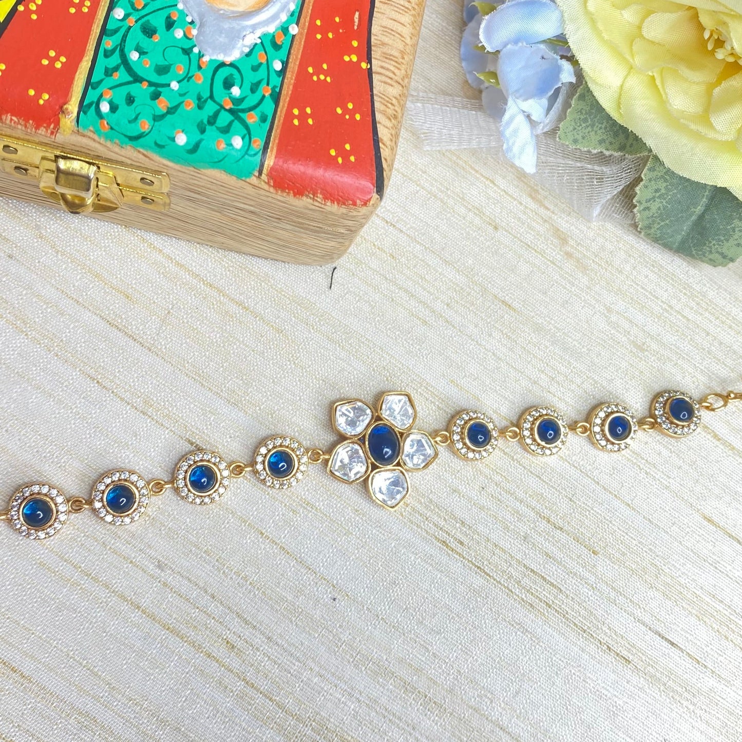 Kundan royale bracelet