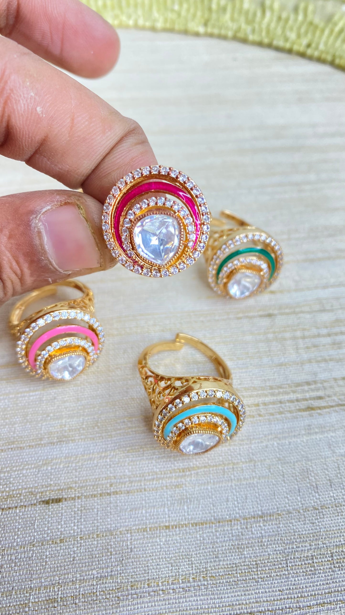 Rupali meenakari ring