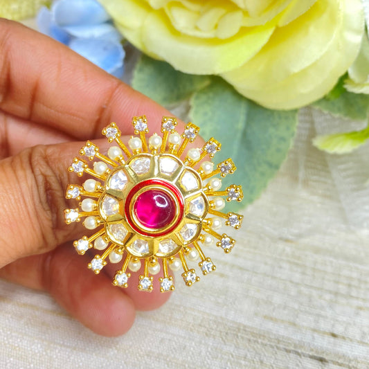 Meher kundan ring