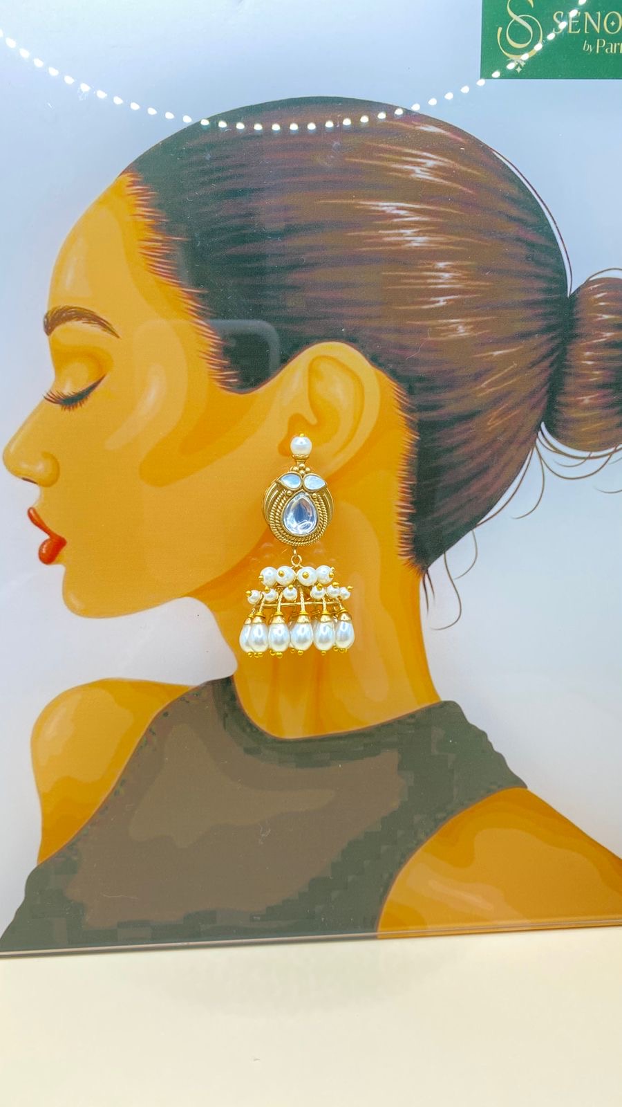 Gulbahaar jhumkis