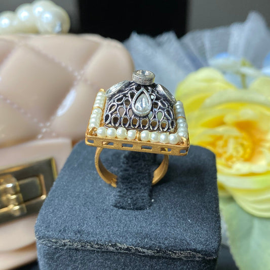 Victorian dome ring