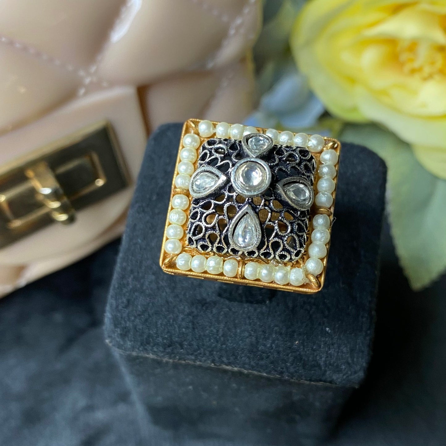 Victorian dome ring