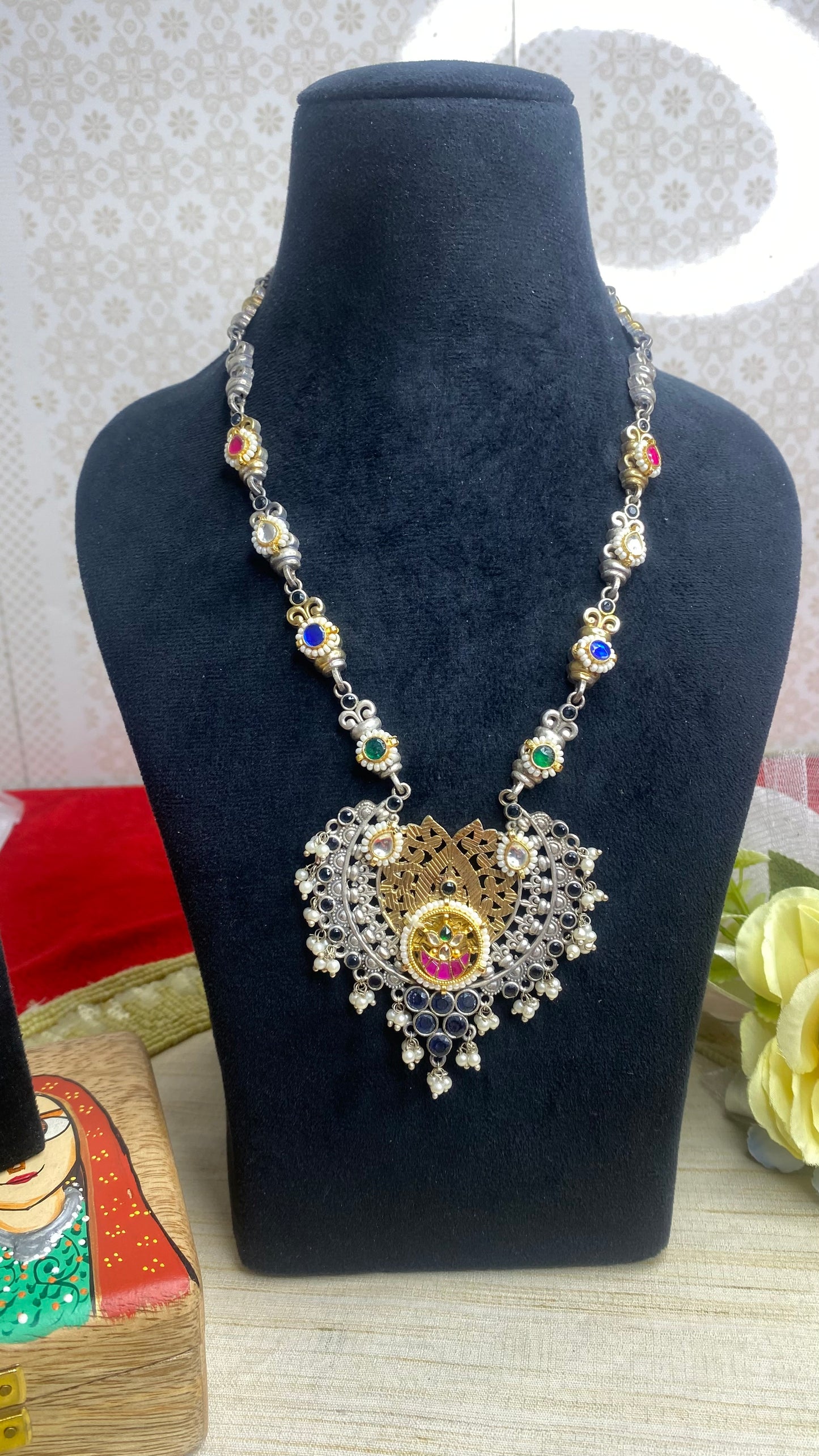 Darkened necklace