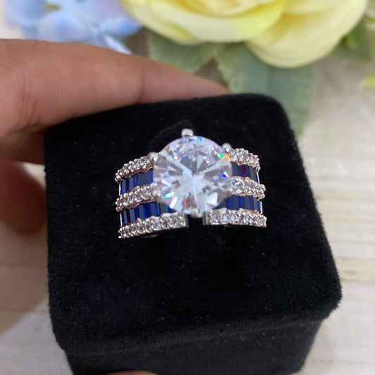 Eternal Glow Solitaire Band