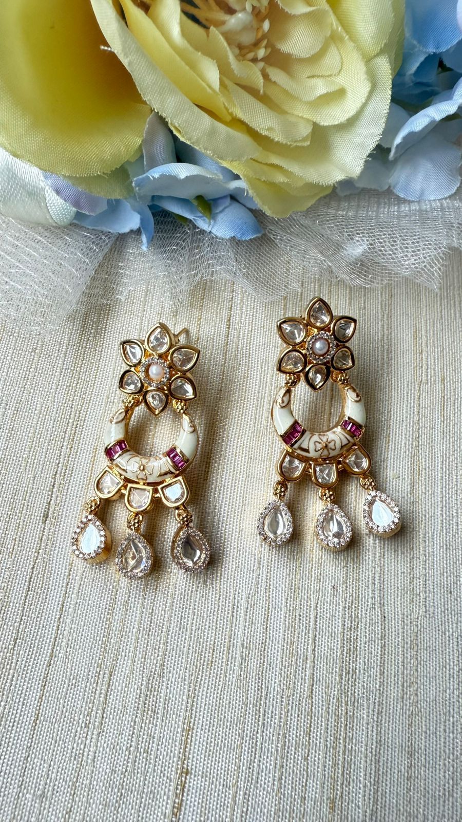 Kundan earrings