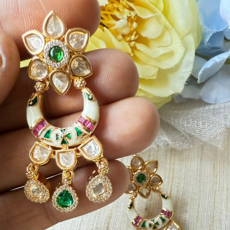 Kundan earrings