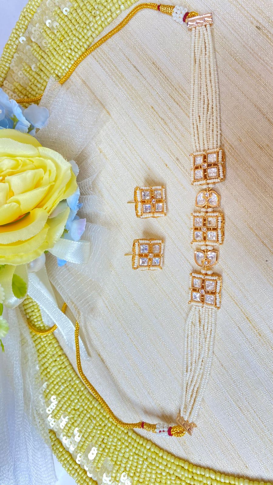 Pearl necklace set