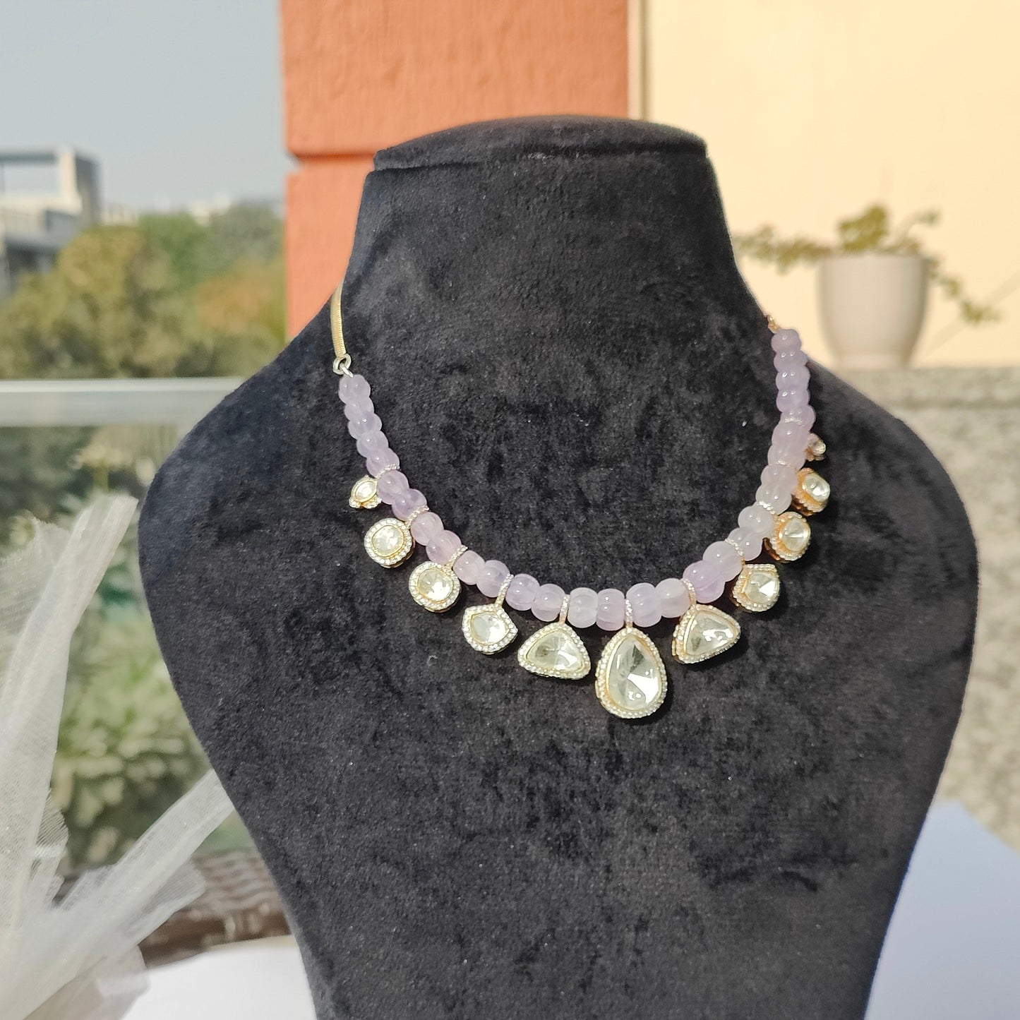 Moissanate Necklace set