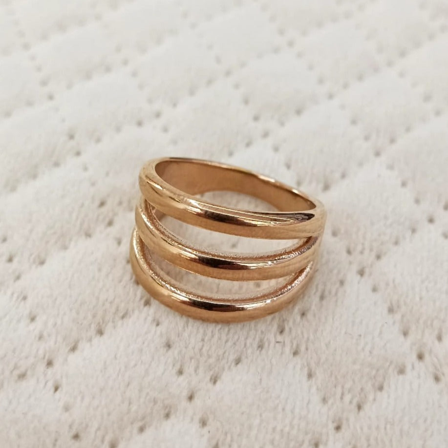 Golden Spiral Ring