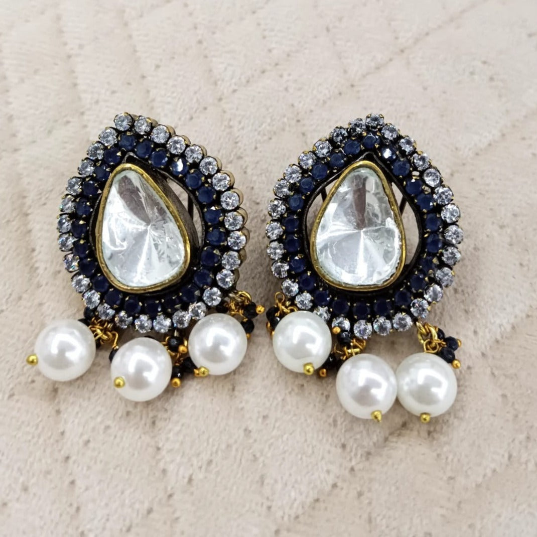 Sapphire Pearls Droplets