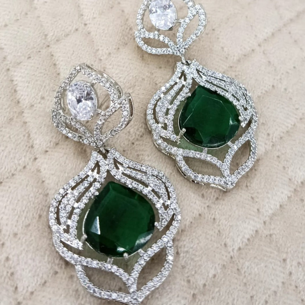 Midnight Leaf Majesty Earring