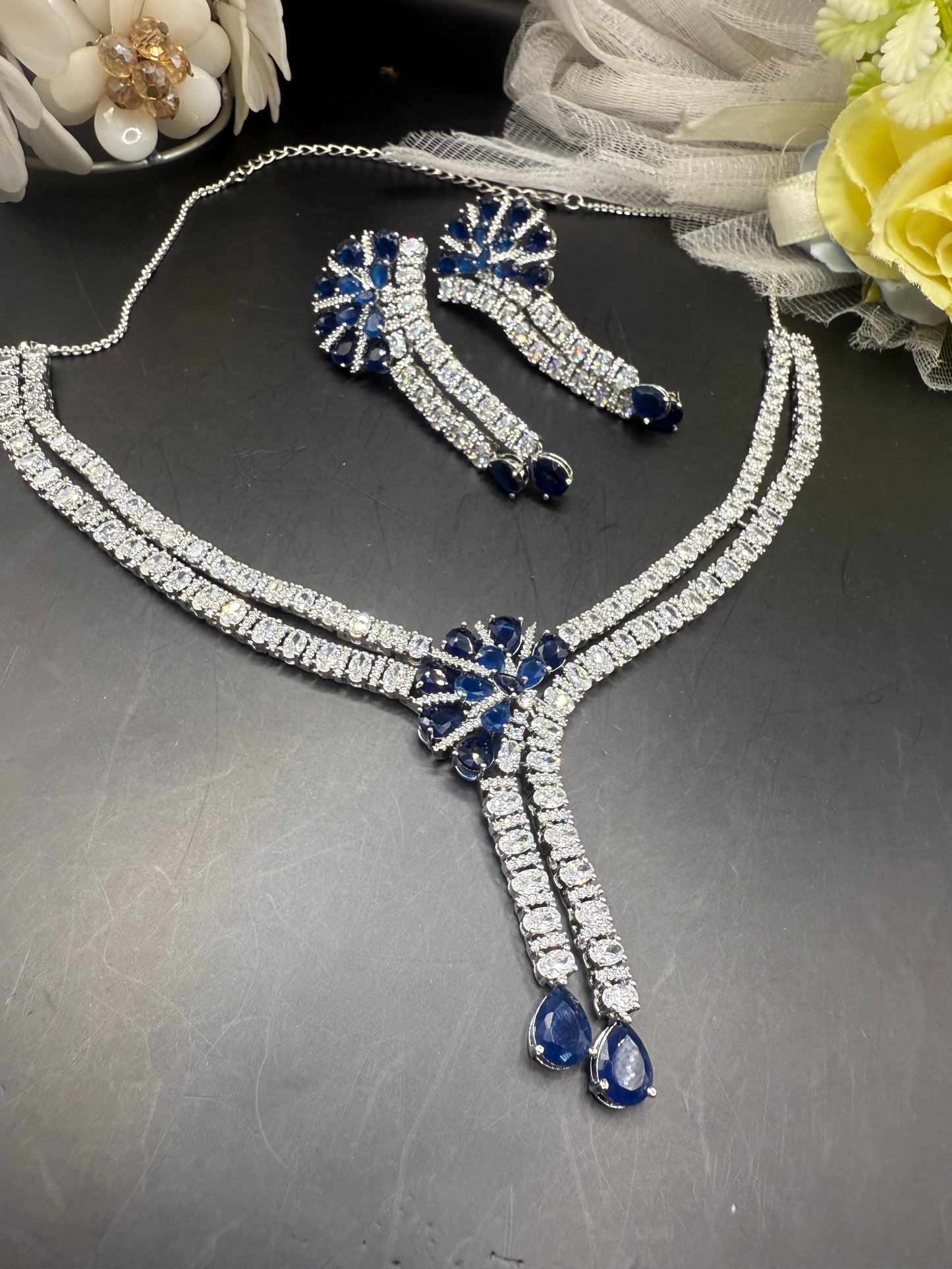 Cinderella  Sapphire necklace❤️