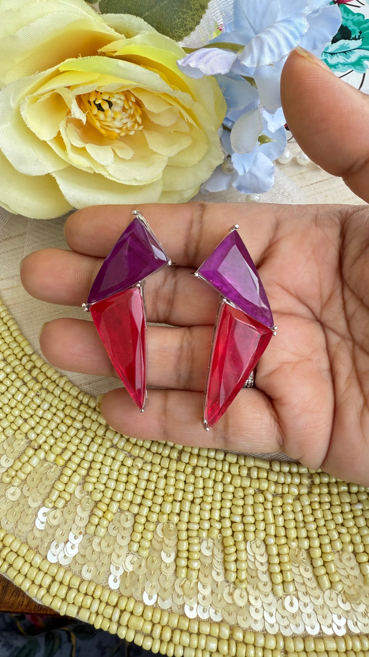 Doublet designer earrings