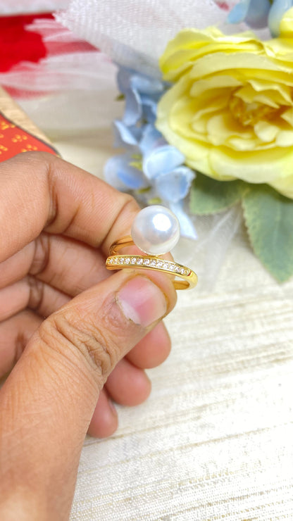 Eternal pearl ring