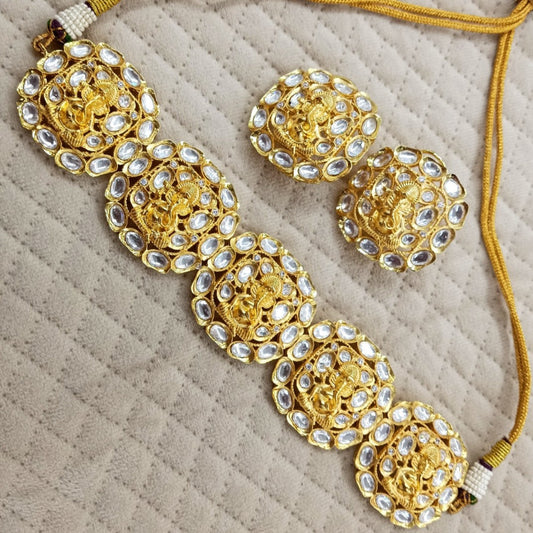 Ganesha Gold Jewelry Set