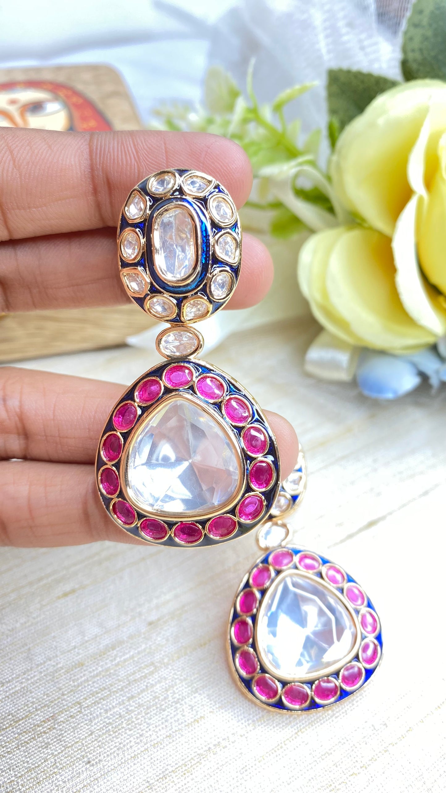 Kundan earrings