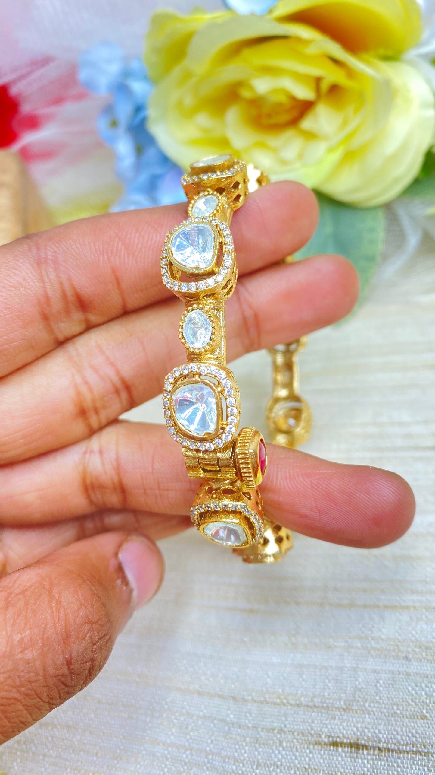 Kundan bracelet