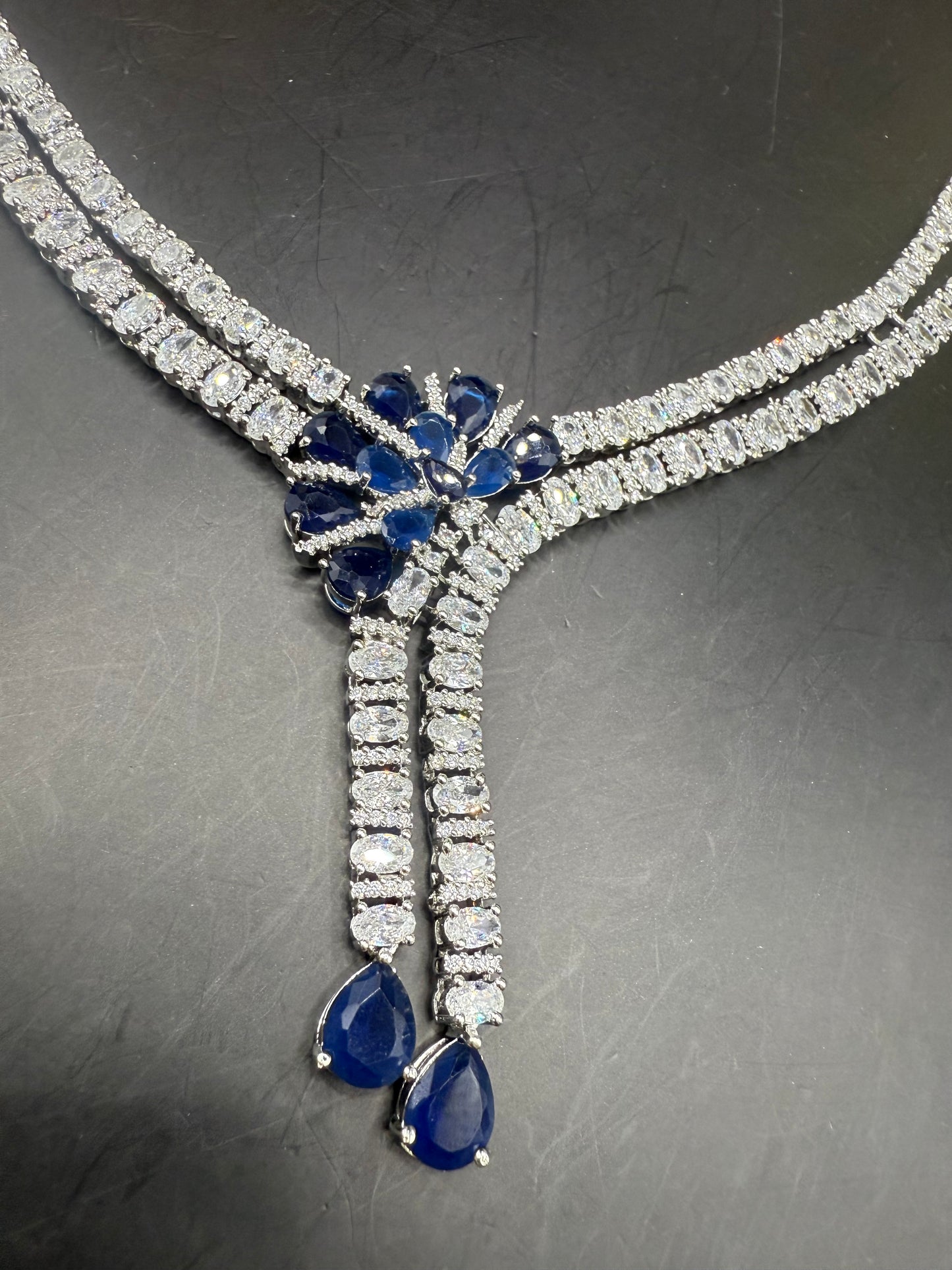 Cinderella  Sapphire necklace❤️