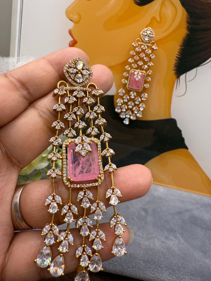 Ritu’s Doublet long earrings- Part Statement Earrings