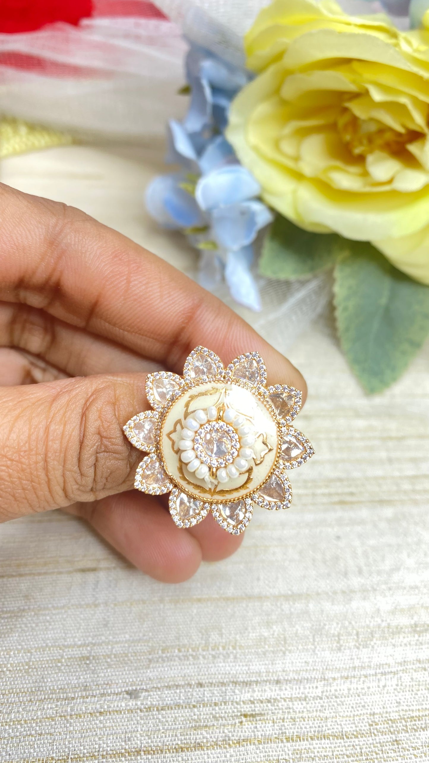 Royal Meenakari ring