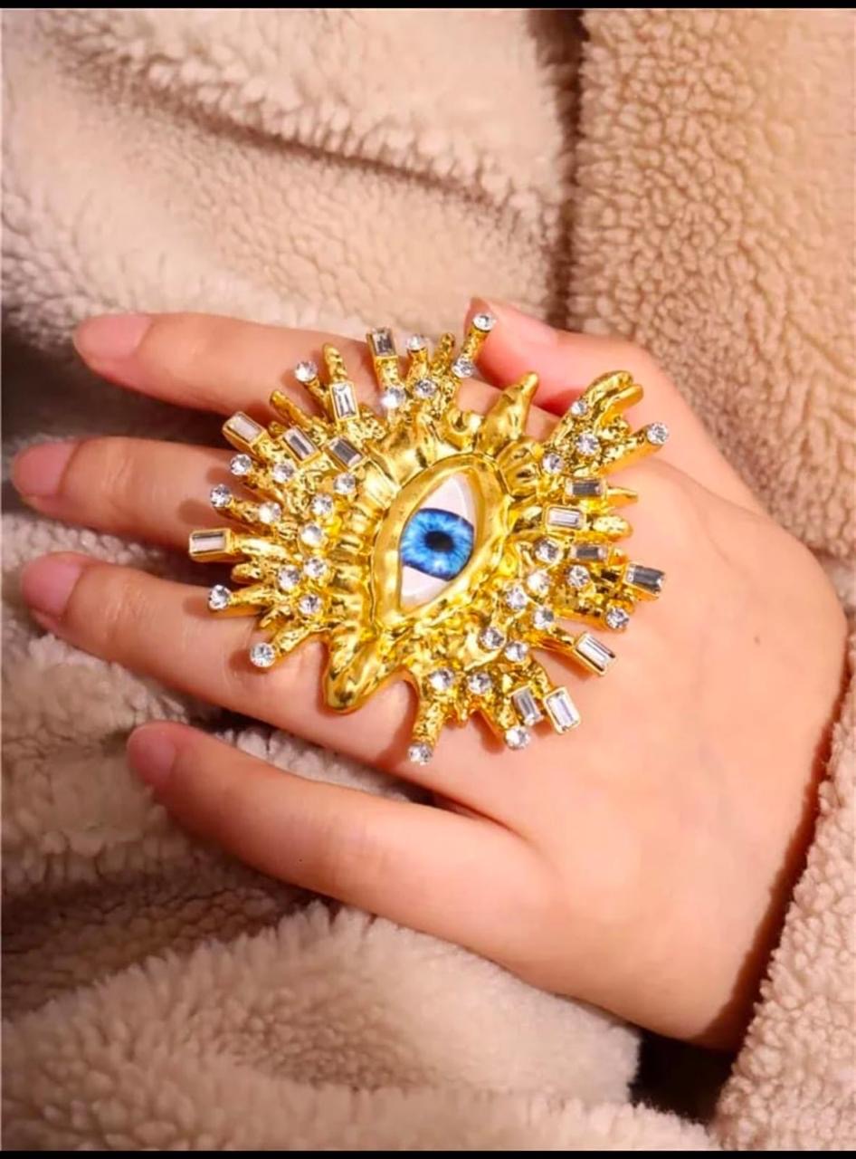 Evil eye ring