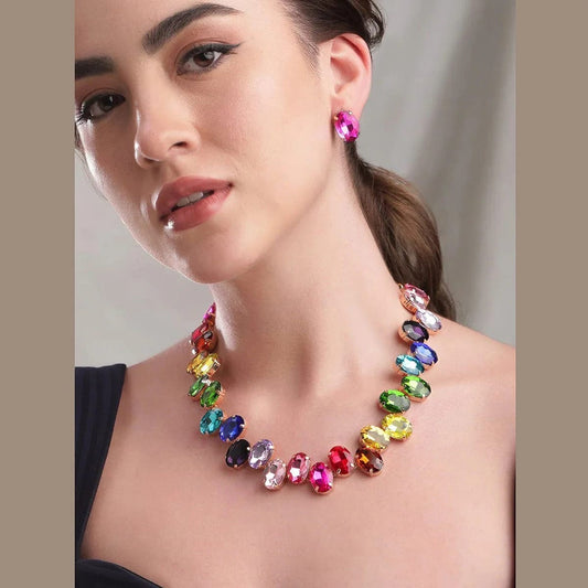 Vivid Rainbow Necklace