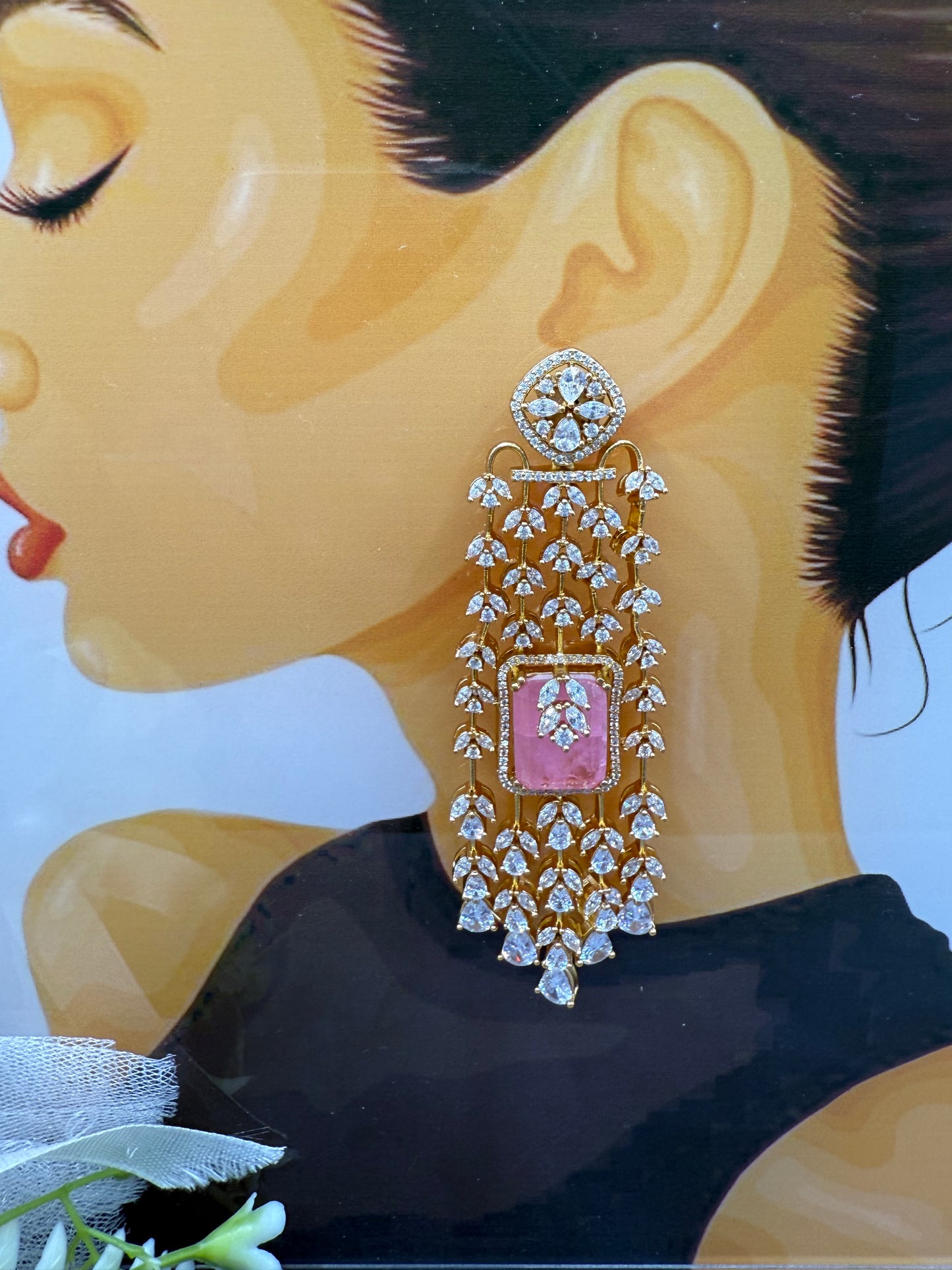 Ritu’s Doublet long earrings- Part Statement Earrings