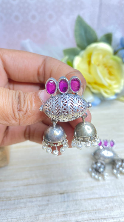 Antique Kundan drops