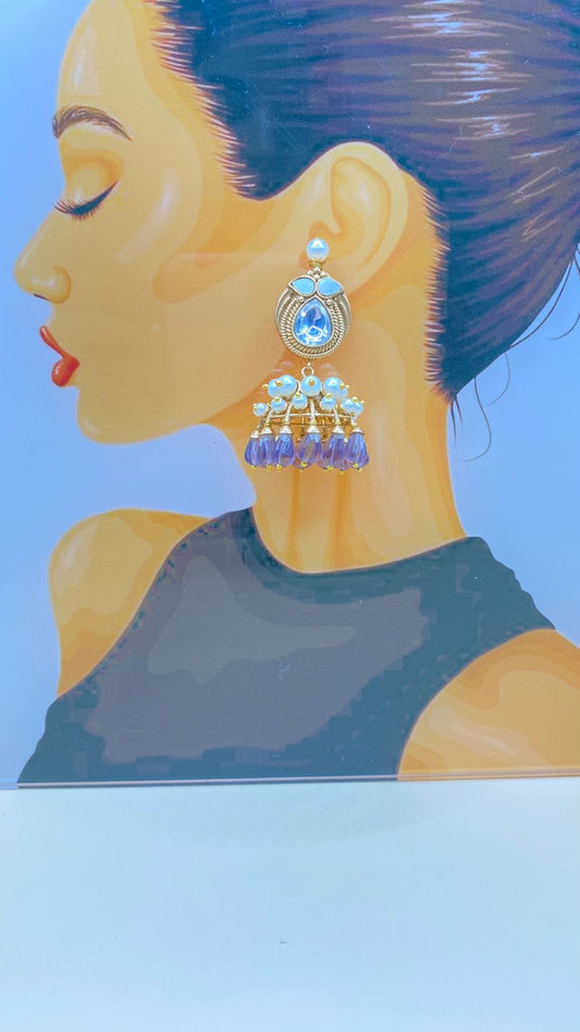 Gulbahaar jhumkis