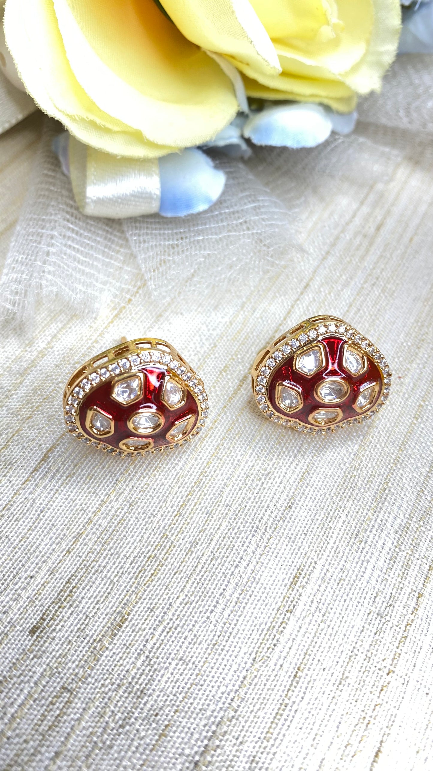 Kundan studs