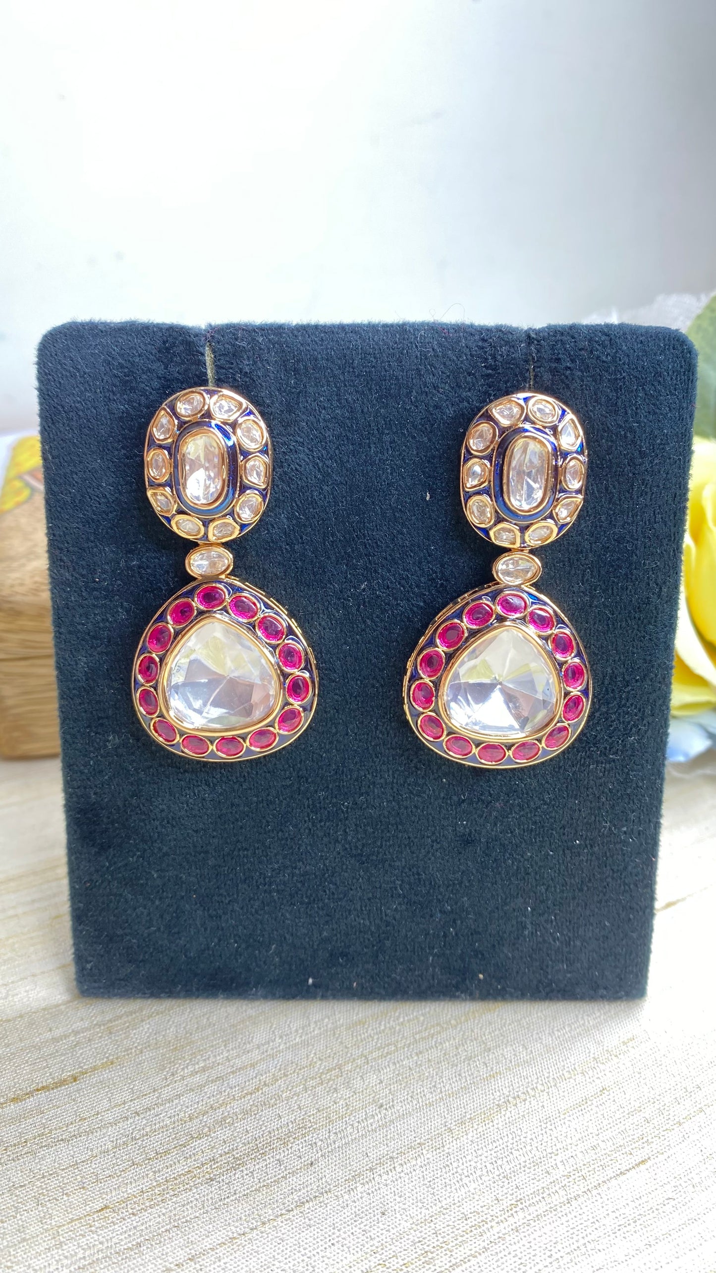 Kundan earrings