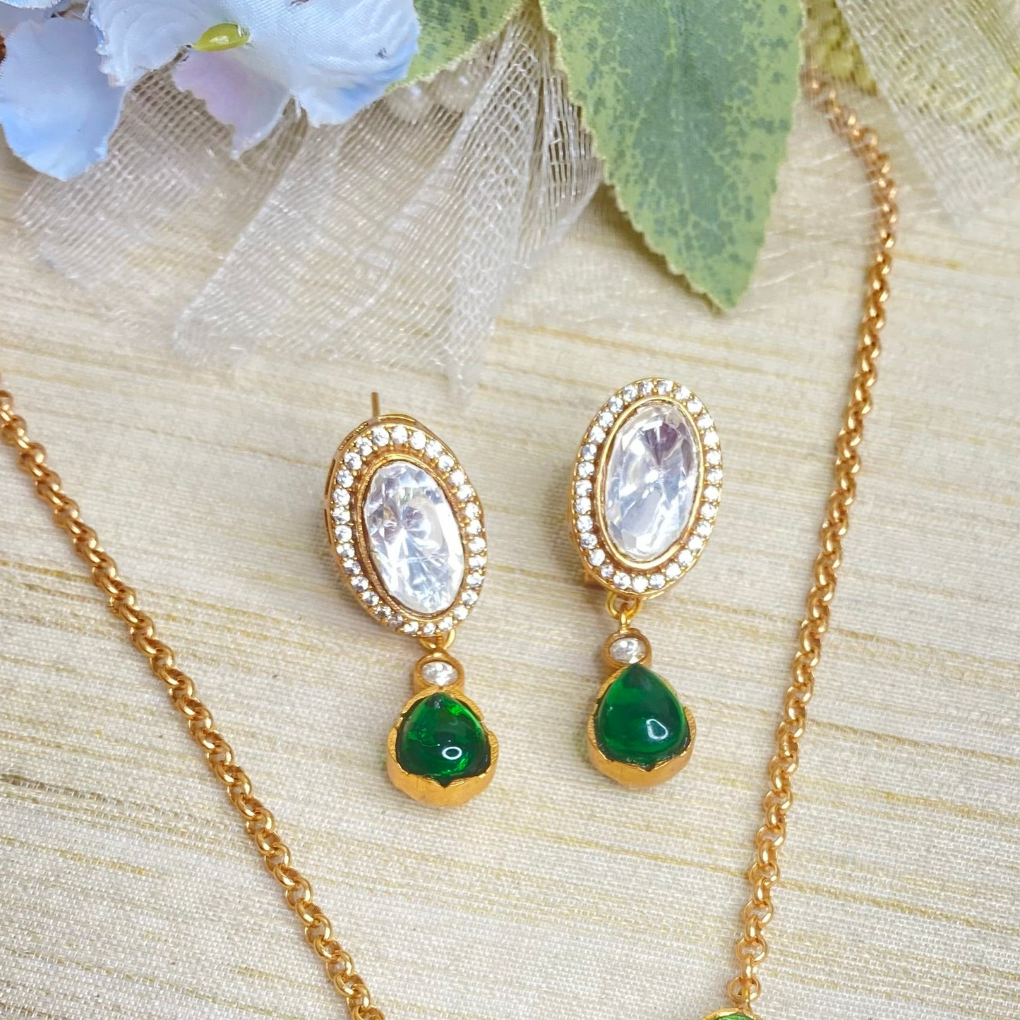 Kundan pendant set