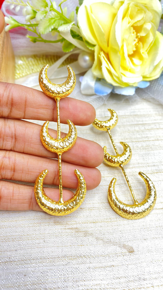 Lunar eclipse earrings